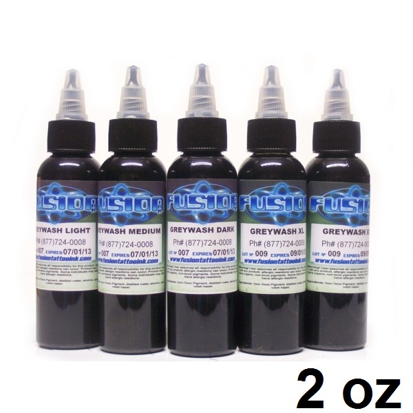 Fusion Tattoo Ink & Grey Wash